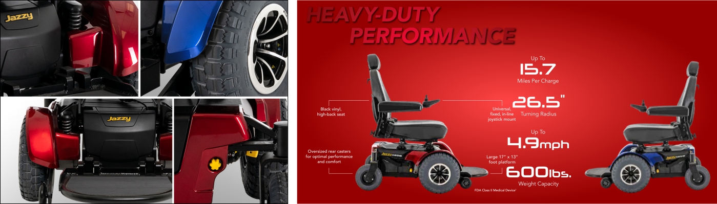Pride Jazzy 1450 power wheelchair
